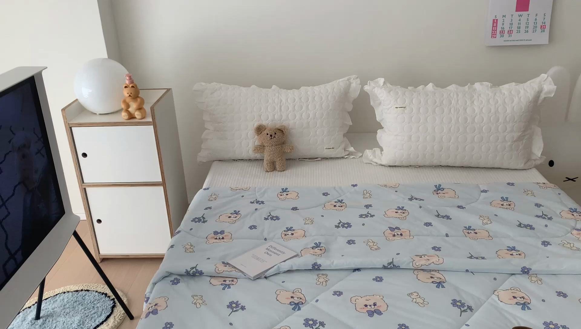 91家纺网 家纺一手货源 找家纺 美乐迪 2023新款针织棉夏被 领结熊