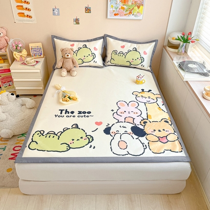 91家纺网 家纺一手货源 找家纺 （总）柒月 2023大版碳光冰丝凉席