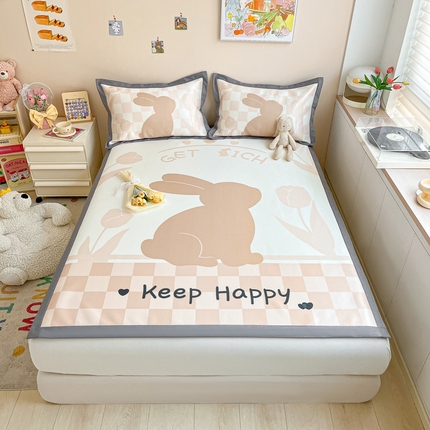 91家纺网 家纺一手货源 找家纺 （总）柒月 2023大版碳光冰丝凉席