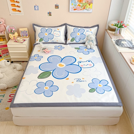 91家纺网 家纺一手货源 找家纺 （总）柒月 2023大版碳光冰丝凉席