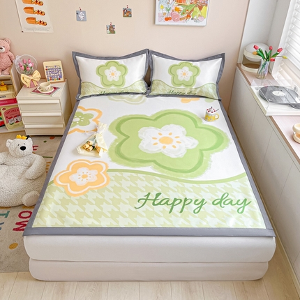 91家纺网 家纺一手货源 找家纺 （总）柒月 2023大版碳光冰丝凉席