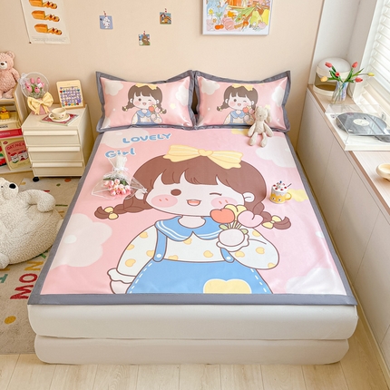 91家纺网 家纺一手货源 找家纺 （总）柒月 2023大版碳光冰丝凉席