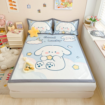 91家纺网 家纺一手货源 找家纺 （总）柒月 2023大版碳光冰丝凉席