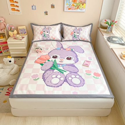 91家纺网 家纺一手货源 找家纺 （总）柒月 2023大版碳光冰丝凉席