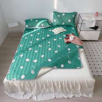 91家纺网 家纺一手货源 找家纺 美乐迪-2023新款乳胶凉席 羊咩咩