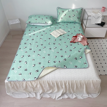 91家纺网 家纺一手货源 找家纺 美乐迪-2023新款乳胶凉席 熊猫