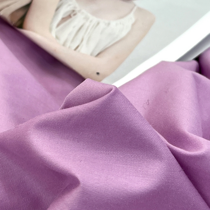 91家纺网 家纺一手货源 找家纺 安莱生活 2023新款60s长绒棉贡缎双拼小宽边四件套 紫嫣双拼奶黄