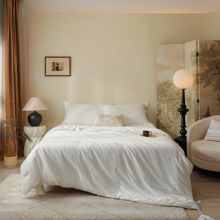 91家纺网 家纺一手货源 找家纺 （总）香夫家纺 2023新款60S雅棉提花系列蚕丝被