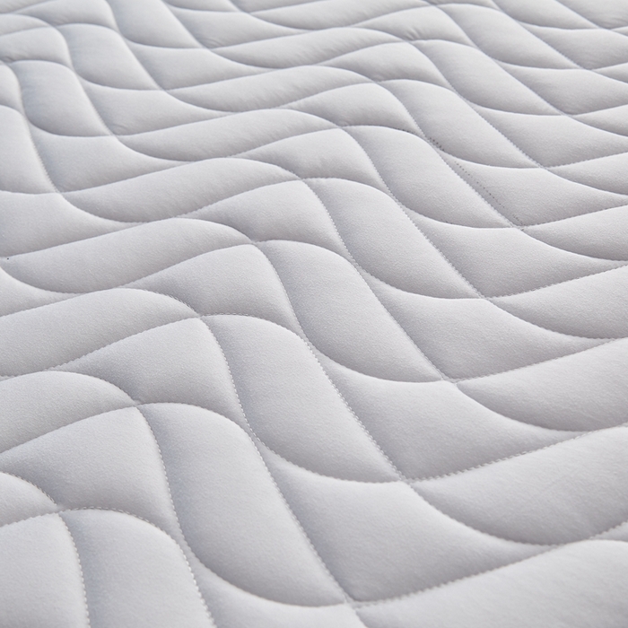 91家纺网 家纺一手货源 找家纺 鹿辉2023新款烫画牛奶丝立体床垫 如意兔灰波浪