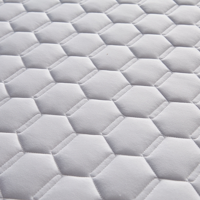 91家纺网 家纺一手货源 找家纺 鹿辉2023新款烫画牛奶丝立体床垫 如意兔灰足球