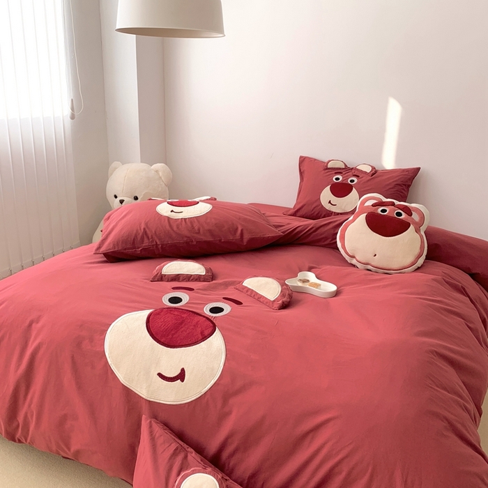 91家纺网 家纺一手货源 找家纺 （总）朗莎 2023新款迪士尼系列水洗棉四件套