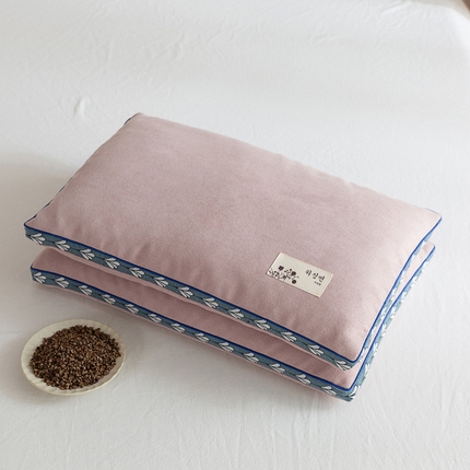 91家纺网 家纺一手货源 找家纺 (总)枕之坊2023新款全荞麦麻绒枕 35x55cm