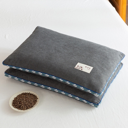 91家纺网 家纺一手货源 找家纺 (总)枕之坊2023新款全荞麦麻绒枕 35x55cm