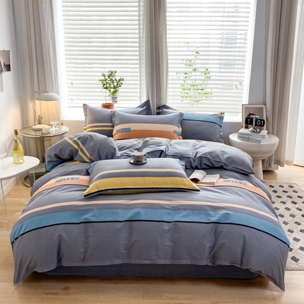 91家纺网 家纺一手货源 找家纺 （总）莱通 2024新款12868印花四件套系列