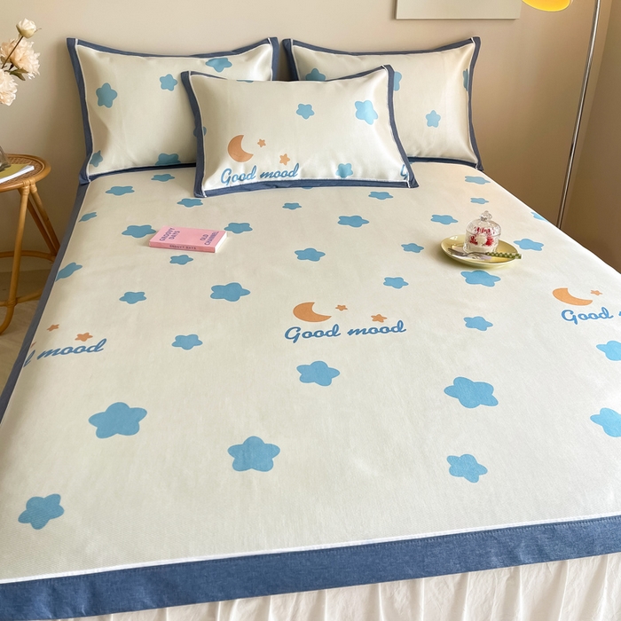 91家纺网 家纺一手货源 找家纺 （总）懒猫 2024新款600D数码印花冰丝席