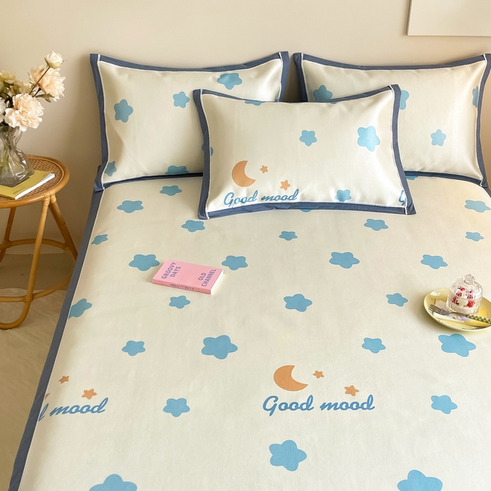 91家纺网 家纺一手货源 找家纺 （总）懒猫 2024新款600D数码印花冰丝席