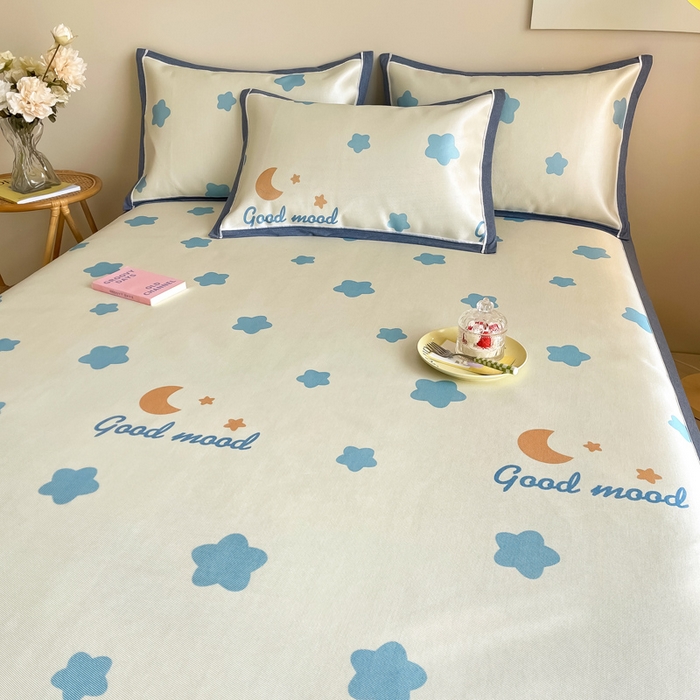 91家纺网 家纺一手货源 找家纺 （总）懒猫 2024新款600D数码印花冰丝席