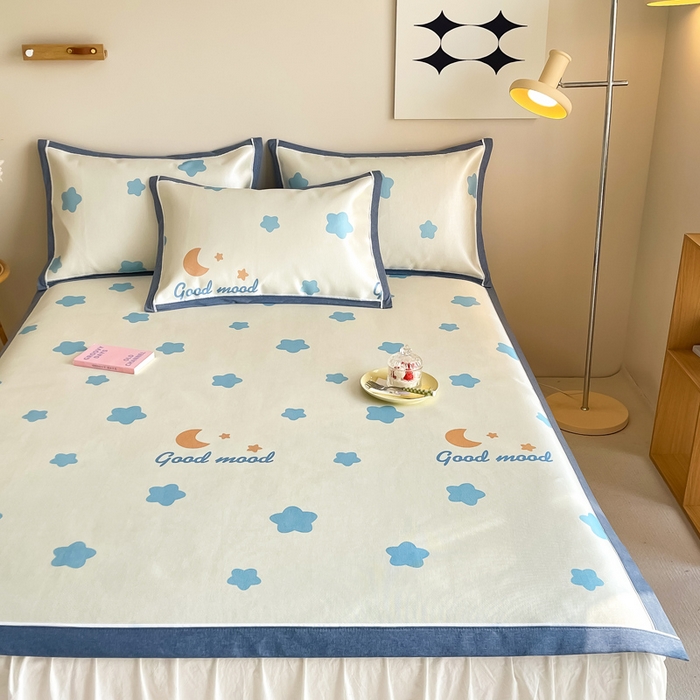 91家纺网 家纺一手货源 找家纺 （总）懒猫 2024新款600D数码印花冰丝席