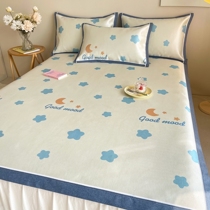 91家纺网 家纺一手货源 找家纺 （总）懒猫 2024新款600D数码印花冰丝席