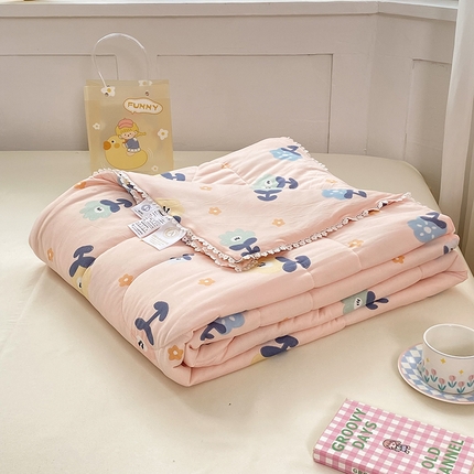 懒猫 2024新款600D数码印花冰丝席 小樱桃