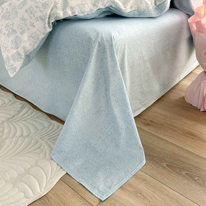 91家纺网 家纺一手货源 找家纺 千朵 2023新款13372全棉印花四件套 爱满园兰