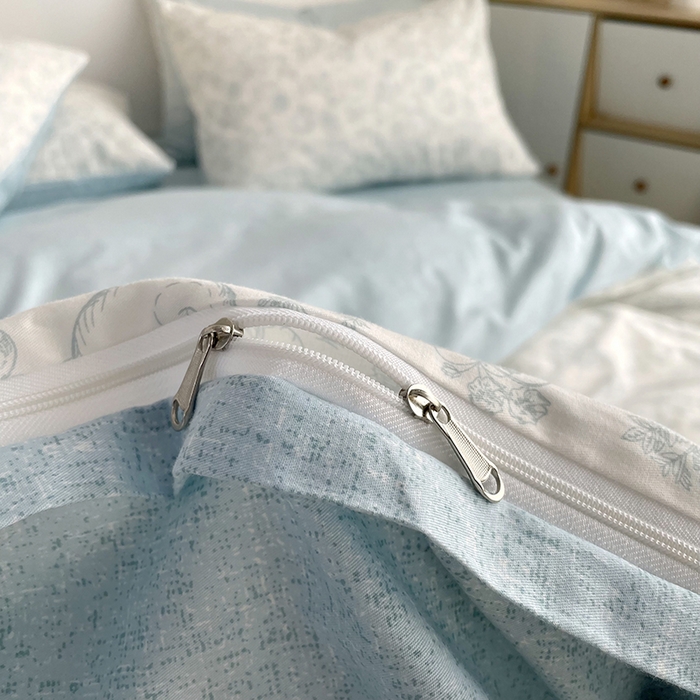 91家纺网 家纺一手货源 找家纺 千朵 2023新款13372全棉印花四件套 爱满园兰