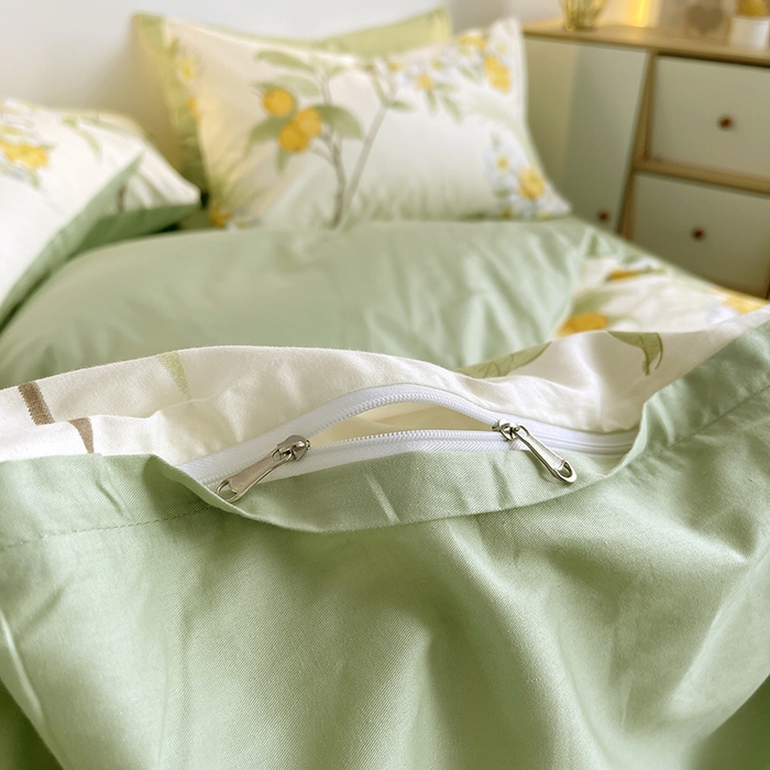 91家纺网 家纺一手货源 找家纺 千朵 2023新款13372全棉印花四件套 法尔曼