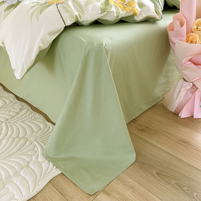 91家纺网 家纺一手货源 找家纺 千朵 2023新款13372全棉印花四件套 法尔曼