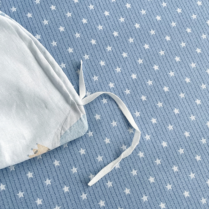 91家纺网 家纺一手货源 找家纺 千朵 2023新款13372全棉印花四件套 小王子