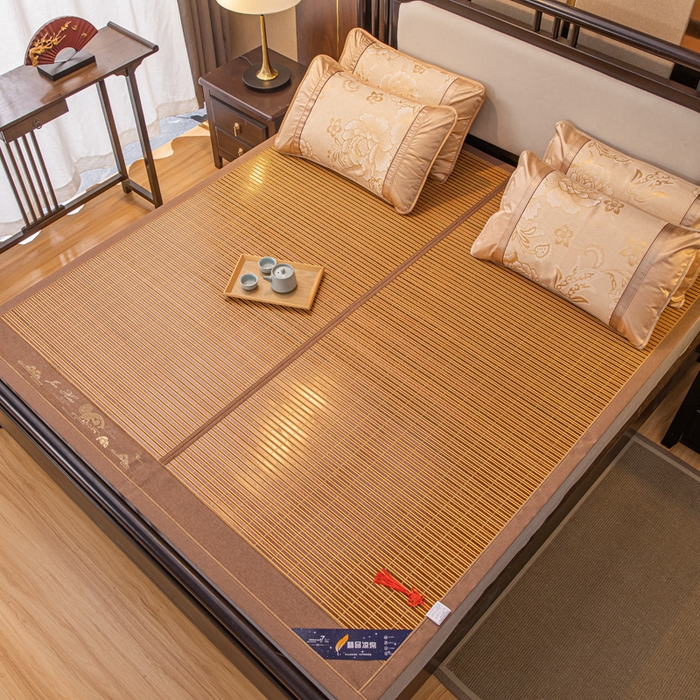 91家纺网 家纺一手货源 找家纺 （总）新月家纺 2023新款贵妃养生席冰丝凉席 