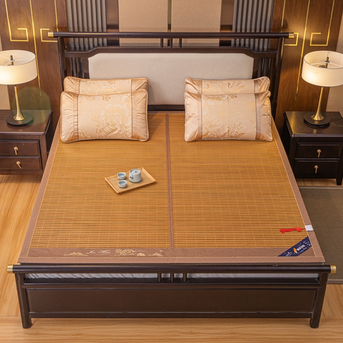 91家纺网 家纺一手货源 找家纺 （总）新月家纺 2023新款贵妃养生席冰丝凉席 