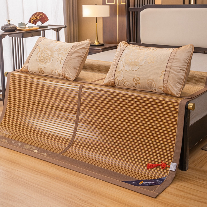 91家纺网 家纺一手货源 找家纺 （总）新月家纺 2023新款贵妃养生席冰丝凉席 