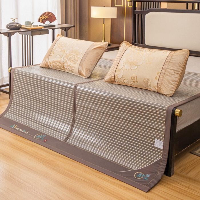 91家纺网 家纺一手货源 找家纺 （总）新月家纺 2023新款爱情魔方冰丝凉席