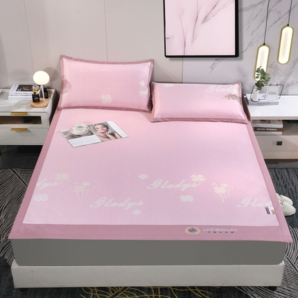 91家纺网 家纺一手货源 找家纺 （总）新月家纺 2023新款防滑无纺布牛奶冰丝席