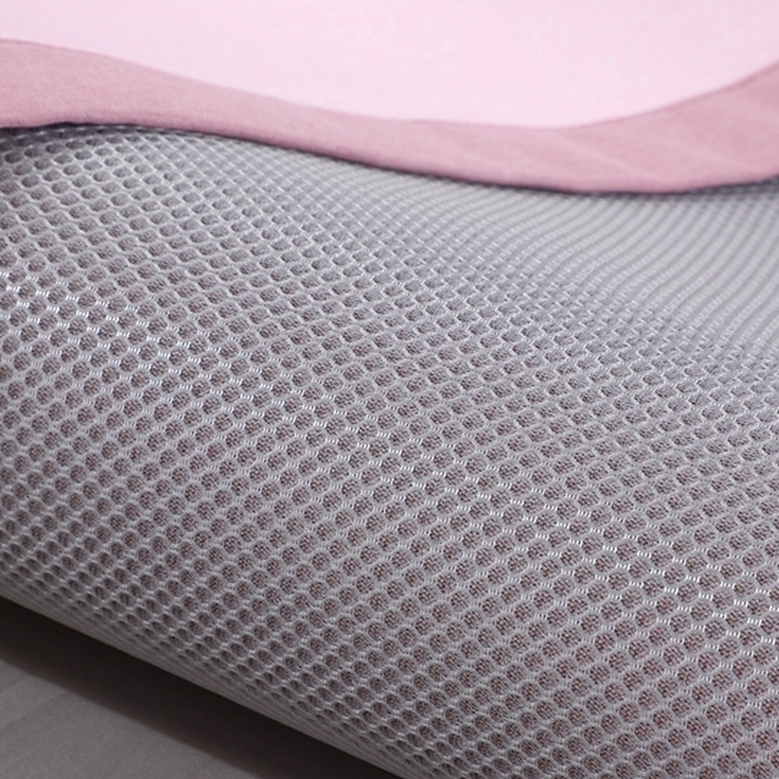 91家纺网 家纺一手货源 找家纺 新月家纺 2023新款防滑无纺布牛奶冰丝席 四叶草