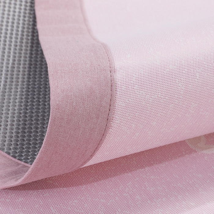 91家纺网 家纺一手货源 找家纺 新月家纺 2023新款防滑无纺布牛奶冰丝席 四叶草