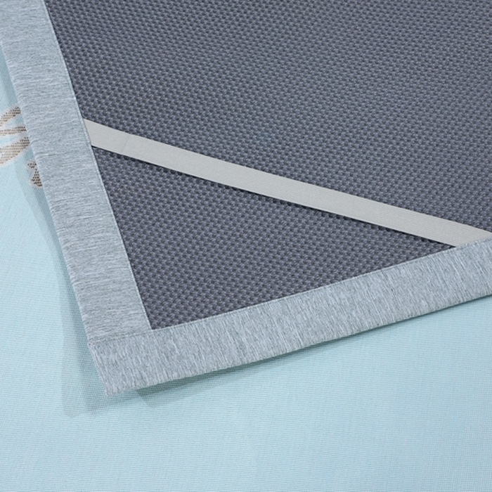 91家纺网 家纺一手货源 找家纺 新月家纺 2023新款防滑无纺布牛奶冰丝席 羽毛