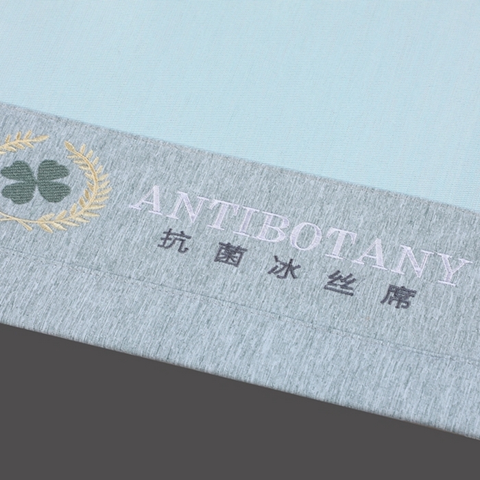 91家纺网 家纺一手货源 找家纺 新月家纺 2023新款防滑无纺布牛奶冰丝席 羽毛