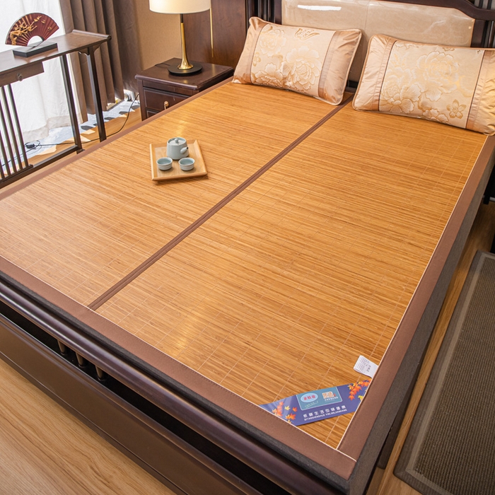 91家纺网 家纺一手货源 找家纺 （总）新月家纺 2023新款1+1线草清新爽肤席