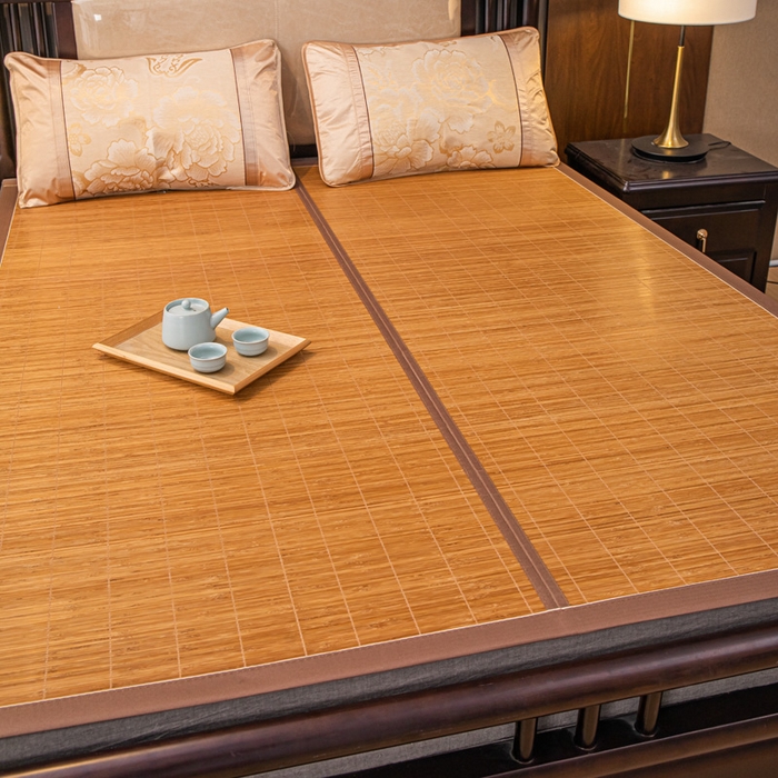 91家纺网 家纺一手货源 找家纺 （总）新月家纺 2023新款1+1线草清新爽肤席