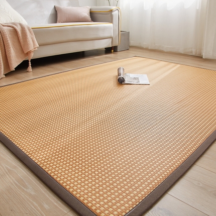 91家纺网 家纺一手货源 找家纺 （总）席佬大 2025新款日式榻榻米冰藤午睡垫爬爬垫凉席约2cm厚