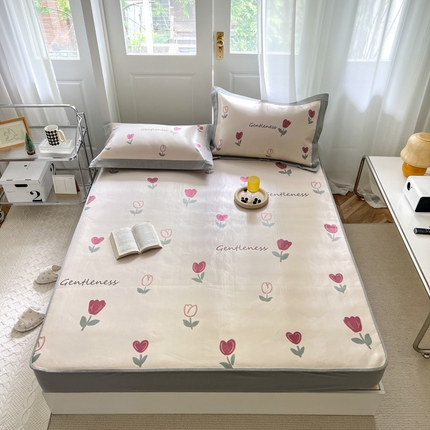 91家纺网 家纺一手货源 找家纺 总 三味舒屋 2025新款抗菌数码印花冰丝席--小莫奈