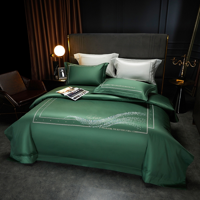 91家纺网 家纺一手货源 找家纺 （总）米多多 2023新款100支新疆长绒棉四件套-光遇