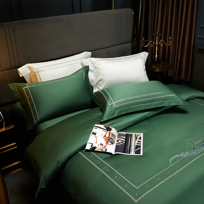 91家纺网 家纺一手货源 找家纺 （总）米多多 2023新款100支新疆长绒棉四件套-光遇