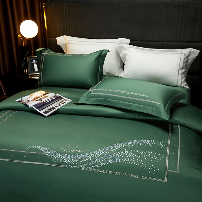 91家纺网 家纺一手货源 找家纺 （总）米多多 2023新款100支新疆长绒棉四件套-光遇