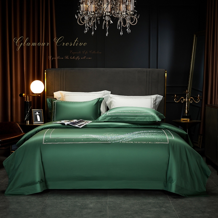 91家纺网 家纺一手货源 找家纺 （总）米多多 2023新款100支新疆长绒棉四件套-光遇