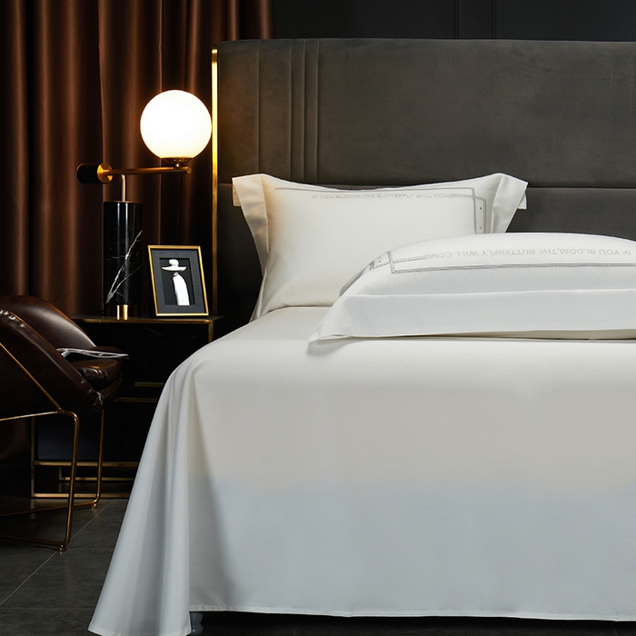 91家纺网 家纺一手货源 找家纺 米多多 2023新款100支新疆长绒棉四件套-光遇 贵族白