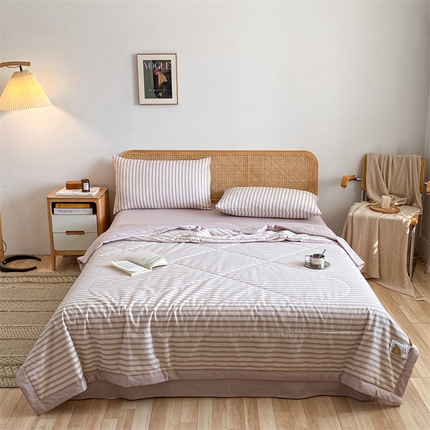 91家纺网 家纺一手货源 找家纺 （总）798家纺 2023新款全棉夏被无印风大豆夏被