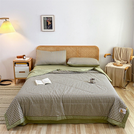 91家纺网 家纺一手货源 找家纺 （总）798家纺 2023新款全棉夏被无印风大豆夏被