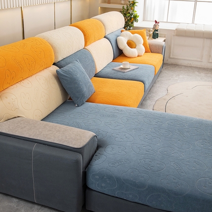 91家纺网 家纺一手货源 找家纺 （总）沐沐 2026新款草莓兔提花沙发笠